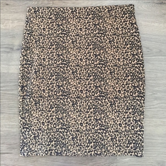 Brat Star Leopard Print Skirt